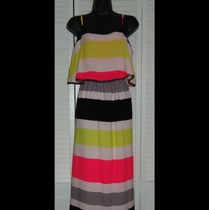 Takara Colorblock Maxi Dress